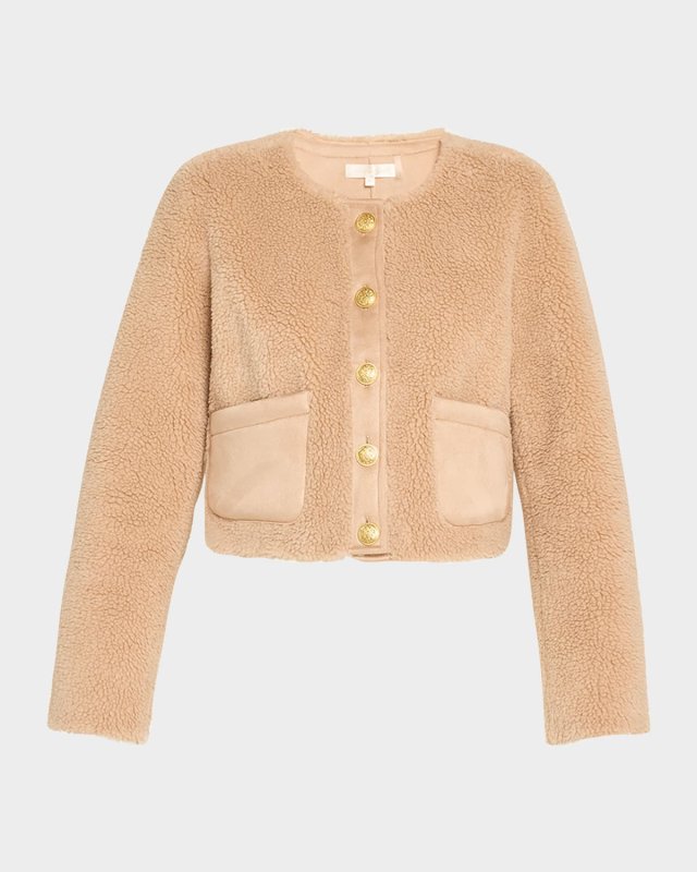Lully Collarless Sherpa Jacket